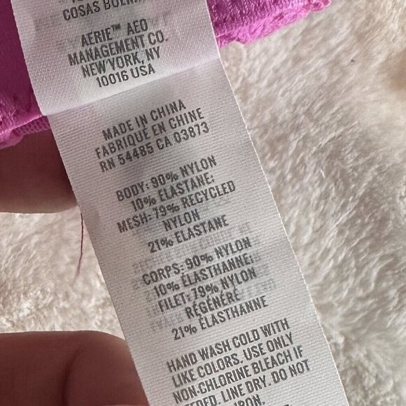 NWT Aerie Hot Pink Real Power Wireless Push Up Joy Convertible Lace Bra - 34A - Picture 4 of 7